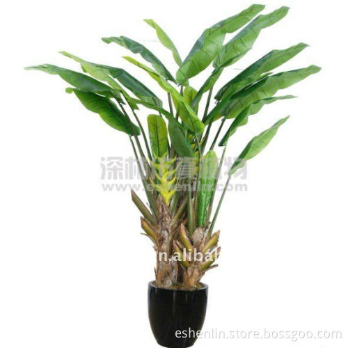 artificial potted plant,banana plant